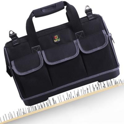 China Waterproof Durable Waterproof Canvas Fabric Carpenters Plumbers Electricians Multisize 13 To 23 Inch Garden Heavy Duty Power Tool Bag for sale