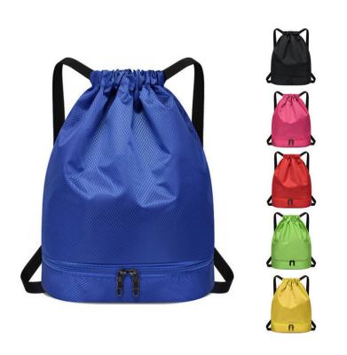 China Wholesale Manufacturer High Quality Basketball Casual String Waterproof Large Bags Polyester Suction String Sports Backpack for sale