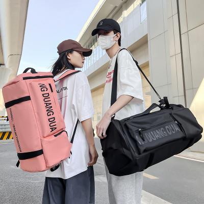 China 2023 Hot Selling Waterproof Laptop Bag Multi-size Durable Sports Bag Large Volume Exercise Fabric Waterproof Gym Bag With Shoes Compartment for sale