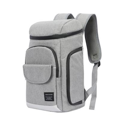 China New Design Fabric Logo Customable Leakproof Thermal Camping Waterproof Lunch Food Cooler Bag Backpack For Picnic Travel for sale