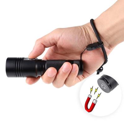 China Emergency Customized Powerful Outdoor Camping Hunting Small Portable Aluminum Rechargeable Led Flash P50 Light for sale