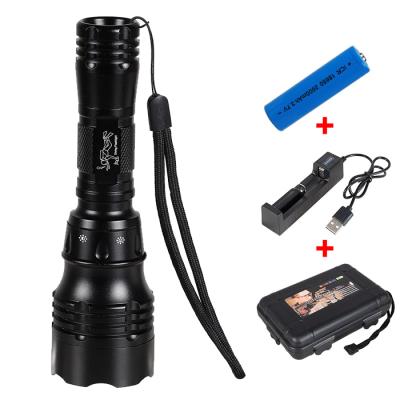 China Scuba IPX8 Dive Torch Xm-L2 Rechargeable Waterproof Underwater Diving Equipment Industrial Aluminum Led Diving Flashlight for sale