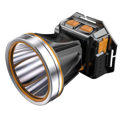 China High Power Rechargeable Head Light USB Sensor Headlamp Camping Fishing Mining Headlamp for sale