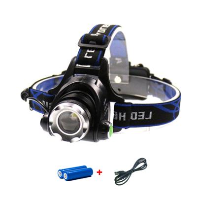 China Best Selling USB Rechargeable T6 18650 Battery Camping Headlight Torch 4 Waterproof Mode Led Head Lamps Zoomable Camping Headlight for sale