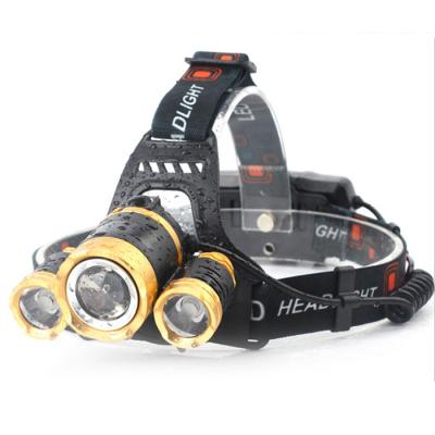 China Camping Water Make 3 Resistant Multifunctional Led Strobe Hunting/Riding/Rechargeable Fishing Head Torch Light Head Camping Lamp for sale