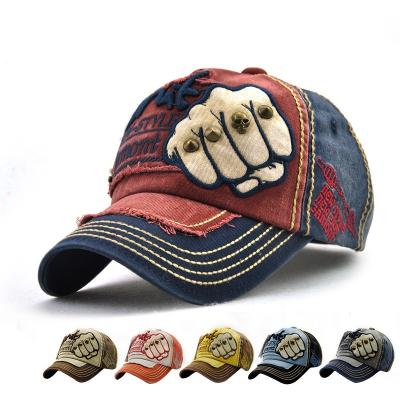 China breathable & Relaxation Waterproof Wholesale Baseball Cap With Fist&Rivet Hat for sale