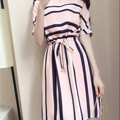 China New summer anti-static wholesale dress fashion short sleeve skirt for sale