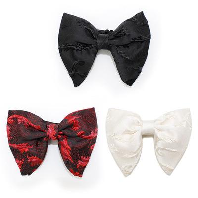 China NEW PRODUCTS wholesale men's bow tie men's formal polyester jacquard gentleman's suit classic decoration bow tie for sale