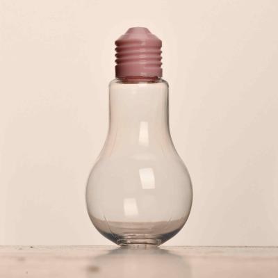 China New Design Drinking Bottle 100ml 150ml 200ml Food Grade Ampoule Bottle Bulb Shape Drinking Juice Bottles Plastic for sale