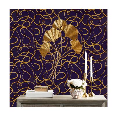 China Waterproof+ECO-Friendly Irregular Chinese 3D Effect Wallpaper Home Hotel TV Background PVC Vinyl Wallpaper for sale