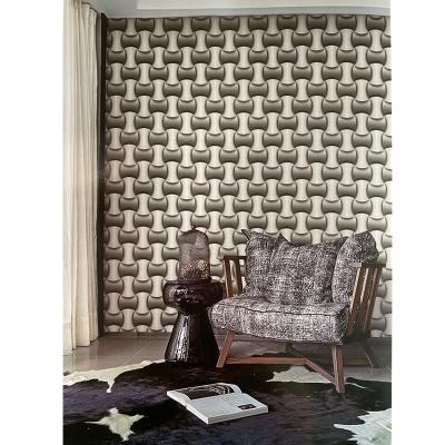 China Waterproof+ECO-Friendly Modern Hotel Fashion Interior Decoration Wallpaper Waterproof And Rust Proof PVC Vinyl Wall Papers for sale