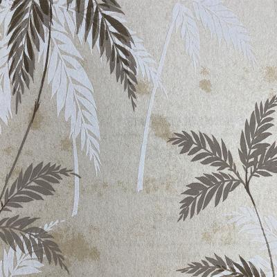 China Brakes Wallpaper Nordic Tropical Plant Leaves Nonwoven Wallpaper Luxury Modern Wallpaper Home Decoration for sale