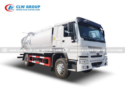 China Abwasser-Saug-LKW-Vakuumsaug-LKW 12CBM SINOTRUK HOWO für Hygiene zu verkaufen