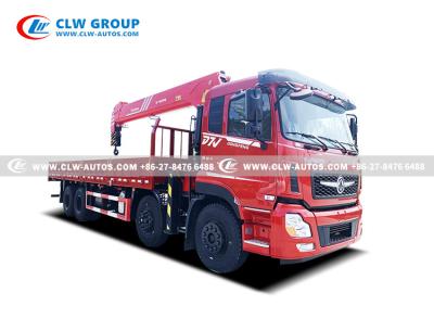 China Dongfeng 16 Ton Truck Mounted Crane con los cargadores hidráulicos del auge recto en venta