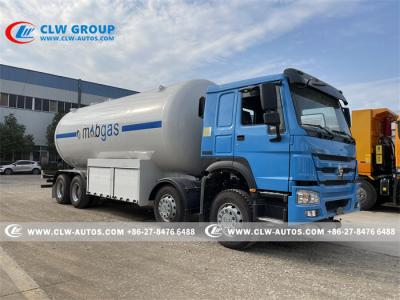 China De Leveringsvrachtwagen van LPG van Sinotrukhowo 8x4 35.5cbm met Stroommeter Te koop