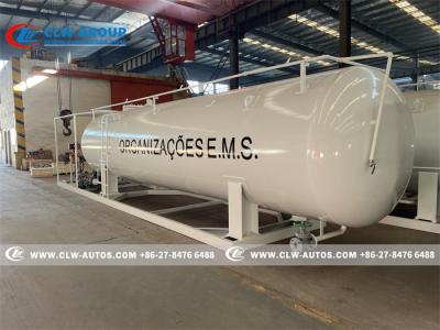 China 20000L 10T Mobile LPG Gas Plant With Pump And Filling Scales for sale