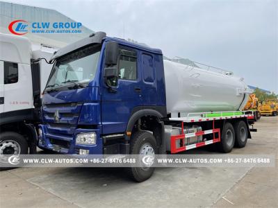 China Abwasser-Saug-LKW SINOTRUK HOWO 6x4 371HP 15000L zu verkaufen