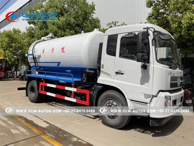 China Vakuumabwasser-Saug-LKW Dongfeng Kinrun 4x2 12000L zu verkaufen