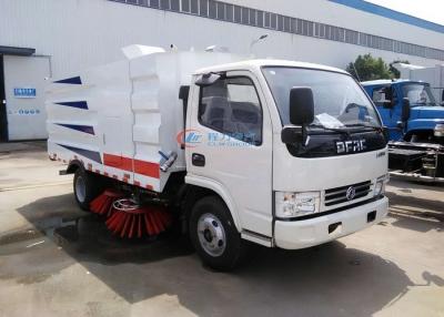 China van de de Straatveger van 95HP Dongfeng 4X2 de Vacuümvrachtwagen, 5CBM-de Vegervrachtwagen van de Stadsstraat Te koop