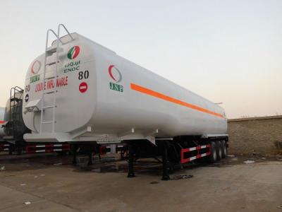 China 45000 Liter 3 de Aanhangwagen van de de Leveringsvrachtwagen van de Asbrandstof, 45 Ton van de Brandstoftank de Semi Aanhangwagen Te koop