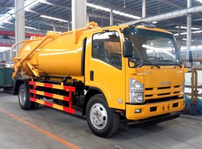 China ISUZU 10.000 Liter-Abwasser-Vakuumsaug-LKW für Stadt-Abwasser-Reinigung zu verkaufen