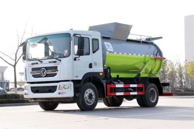 China Zylinder-Form-Behälter-Müllwagen, Dieselmotor-Müllwagen zu verkaufen