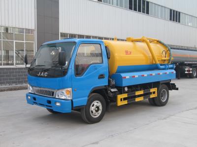 China Jurop u. BP pumpen Minivakuumsaug-LKW mit Herausströmenbehälter JAC 3CBM zu verkaufen