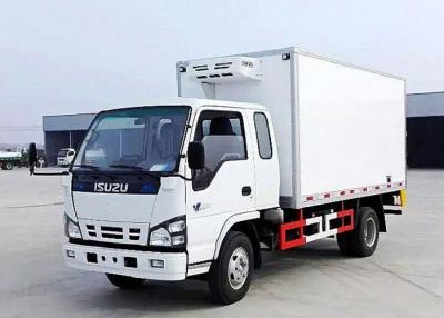 China 3-5 Gekoelde de Bestelwagenton Vrachtwagen van ISUZU van de 4×2, het Voertuig van de Diepvriezerdoos voor Vlees/Vissen Te koop