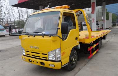 Cina Il camion di rimorchio del demolitore di ISUZU 4X2 100HP 4,2 misura il camion con un contatore a base piatta di recupero di incidente in vendita