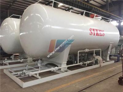 China Koolstofstaal 40000 Liter 20MT-van de het Gasopslag van LPG van het de Tank het Kokende Gas Benzinestation Te koop