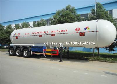 China 54m3 LPG-Vrachtwagen 1.0mm van de Propaanlevering de Aanhangwagen van de de Wegtank van de Corrosietoelage 27MT Te koop