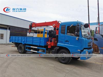 China Boom Crane Truck With 6MT Dongfeng 1 Ton Hydraulic Platform zu verkaufen