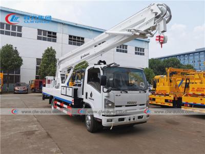 China 98hp ISUZU 22 Meters Aerial Bucket Truck With Hydraulic Cage for sale