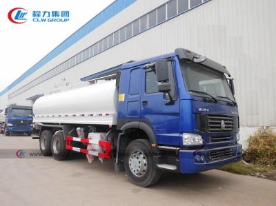 China Brennstoff-Zufuhr-LKW HOWO 6x4 20cbm mobiler mit Reifen 12.00R20 zu verkaufen