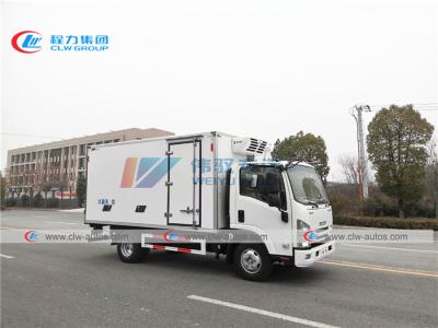 China ISUZU KV100 kühlte Transport-LKWs 3T 4T 5T für gefrorene Fische zu verkaufen