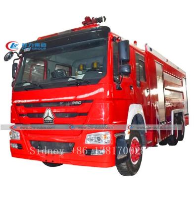 China Feuerwehr-LKW Sinotruk Howo 6X4 für Öl-und Gas-Depot zu verkaufen