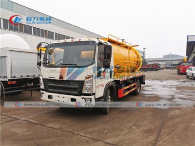 China SINOTRUK HOWO 8000 Liter Abwasserkanal-Reinigungs-LKW- zu verkaufen