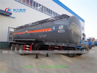 China 24000L 3 Vloeibare de Tankaanhangwagen van Axle Hydrochloric Acid Sulfuric Acid Te koop