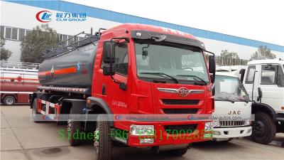 Chine Camion de livraison chimique de bateau-citerne de FAW 6X2 pour l'acide chlorhydrique à vendre