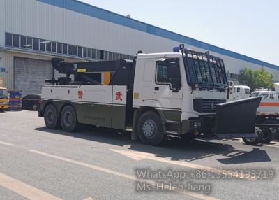 China Wrecker Sinotruck HOWO 6X6 371HP 20T 30T Off Road zu verkaufen