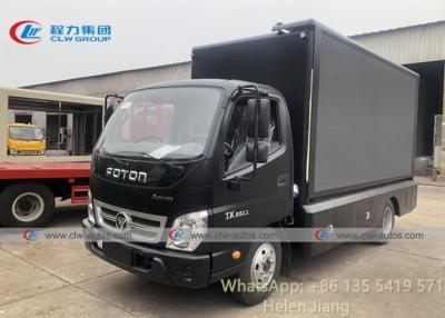 China De Kleurenp4 P5 P8 LEIDENE van FOTON 4x2 Volledige Digitale Mobiele Reclamevrachtwagen Te koop