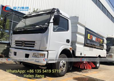 Китай Тележка метельщика дороги вакуума двигателя дизеля Dongfeng 4x2 LHD продается