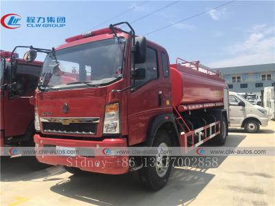 China Wasser-Behälter-Feuerbekämpfungs-LKW Sinotruk Howo 4x2 4CBM zu verkaufen