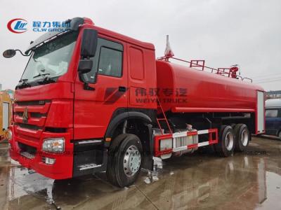 China Berieselungsanlagen-Wasser-Behälter Forest Fire Rescue Fighting Truck 20tons Sinotruk HOWO 336HP zu verkaufen