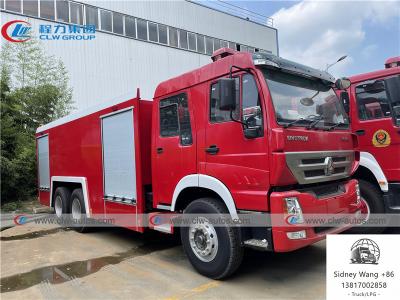 China Pumper-LKWs Feuer SINOTRUK HOMAN 6x4 Not zu verkaufen