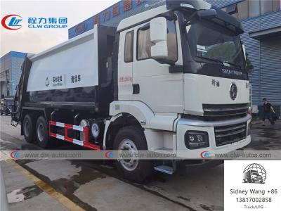 China Shacman 6x4 20cbm 15T comprimió los camiones de la eliminación de desechos en venta