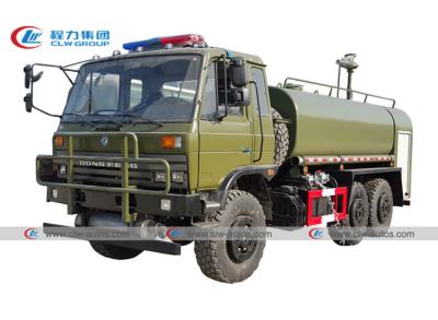 China AWD 12 Ton Water Sprinkler Truck For Feuerbekämpfung Dongfeng 6x6 zu verkaufen