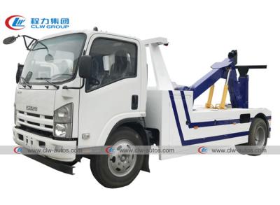 China Kleiner Straßen-Wiederaufnahme Wrecker Tow Truck ISUZUS 4x2 100HP 3T zu verkaufen