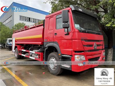 China Feuerbekämpfungs-LKW Sinotruk Howo 4x2 mit Behälter des Wasser-15cbm zu verkaufen