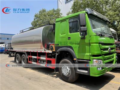 China Bau Sinotruk Howo 6x4 336HP Asphalt Distributor Truck For Road zu verkaufen